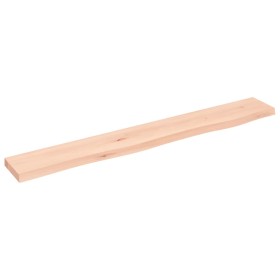 Untreated solid oak wood wall shelf 80x10x2 cm by vidaXL, Shelves and shelves - Ref: Foro24-363536, Price: 17,90 €, Discount: %