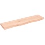 Solid untreated oak wood wall shelf 80x20x4 cm by vidaXL, Shelves and shelves - Ref: Foro24-363540, Price: 47,58 €, Discount: %