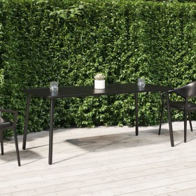 Anthrazitgrauer Gartentisch aus Stahl 165x80x71 cm von vidaXL, Gartentische - Ref: Foro24-362740, Preis: 167,43 €, Rabatt: %