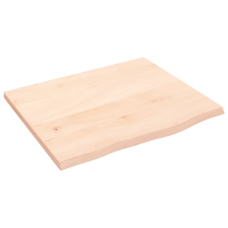 Untreated solid oak wood wall shelf 60x50x2 cm by vidaXL, Shelves and shelves - Ref: Foro24-363530, Price: 45,99 €, Discount: %