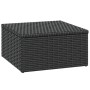 Conjunto de muebles de jardín ratán sintético negro de vidaXL, Conjuntos de jardín - Ref: Foro24-362330, Precio: 373,14 €, De...