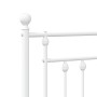 Cabecero de metal blanco 107 cm de vidaXL, Cabeceros y pies de cama - Ref: Foro24-353616, Precio: 31,41 €, Descuento: %