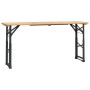 Mesa plegable de bar madera maciza abeto 170x50x75/105 cm de vidaXL, Mesas de jardín - Ref: Foro24-363114, Precio: 135,46 €, ...