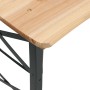 Mesa plegable de bar madera maciza abeto 170x50x75/105 cm de vidaXL, Mesas de jardín - Ref: Foro24-363114, Precio: 135,46 €, ...