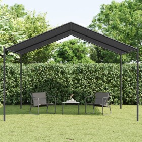 Steel tent and anthracite gray fabric 4x4 m by vidaXL, Tents and gazebos - Ref: Foro24-362453, Price: 238,65 €, Discount: %