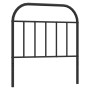 Black metal headboard 90 cm by vidaXL, Headboards and footboards - Ref: Foro24-353663, Price: 29,54 €, Discount: %