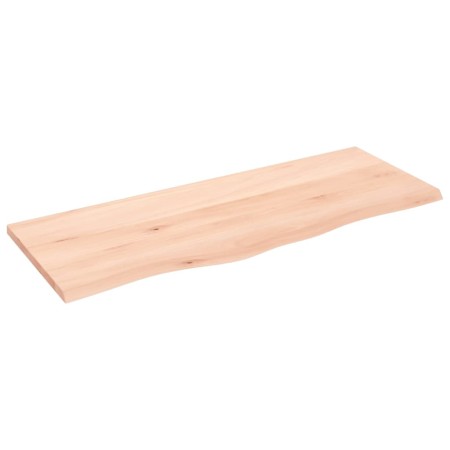 Solid untreated oak wood wall shelf 100x40x2 cm by vidaXL, Shelves and shelves - Ref: Foro24-363563, Price: 56,97 €, Discount: %