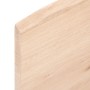 Solid untreated oak wood wall shelf 100x40x2 cm by vidaXL, Shelves and shelves - Ref: Foro24-363563, Price: 56,97 €, Discount: %