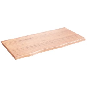 Light brown treated oak wood wall shelf 80x40x2cm by vidaXL, Shelves and shelves - Ref: Foro24-363665, Price: 59,57 €, Discou...