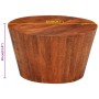 Massiver Couchtisch aus rauem Mangoholz Ø 52x30 cm von vidaXL, Couchtisch - Ref: Foro24-353728, Preis: 120,83 €, Rabatt: %