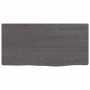 Dark brown treated oak wood wall shelf 40x20x4 cm by vidaXL, Shelves and shelves - Ref: Foro24-363744, Price: 21,38 €, Discou...