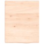 Untreated solid oak wood wall shelf 40x50x(2-4) cm by vidaXL, Shelves and shelves - Ref: Foro24-363513, Price: 45,99 €, Disco...