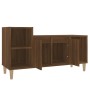 Mueble para TV madera contrachapada marrón roble 100x35x55 cm