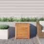 Garden storage box with solid teak bag 60x50x58 cm by vidaXL, Outdoor storage boxes - Ref: Foro24-363269, Price: 176,99 €, Di...