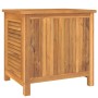 Garden storage box with solid teak bag 60x50x58 cm by vidaXL, Outdoor storage boxes - Ref: Foro24-363269, Price: 176,99 €, Di...