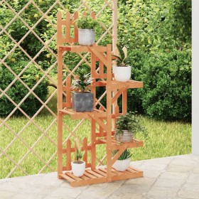 Solid spruce wood flower stand 60x25x130 cm by vidaXL, Pot stands - Ref: Foro24-362874, Price: 48,76 €, Discount: %