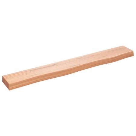 Light brown treated oak wood wall shelf 80x10x4cm by vidaXL, Shelves and shelves - Ref: Foro24-363657, Price: 29,99 €, Discou...