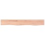 Light brown treated oak wood wall shelf 80x10x4cm by vidaXL, Shelves and shelves - Ref: Foro24-363657, Price: 29,99 €, Discou...