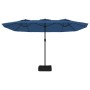 Sombrilla doble azul celeste 449x245 cm de vidaXL, Sombrillas - Ref: Foro24-362952, Precio: 165,32 €, Descuento: %