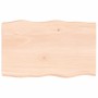 Solid wood table top natural edge 80x50x(2-6) cm by vidaXL, Table tops - Ref: Foro24-363877, Price: 70,99 €, Discount: %