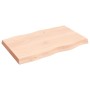 Solid wood table top natural edge 80x50x(2-6) cm by vidaXL, Table tops - Ref: Foro24-363877, Price: 70,99 €, Discount: %