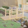 Gartenbrücke mit Tannenholzgeländer 150x67x56cm von vidaXL, Gartenbrücken - Ref: Foro24-363355, Preis: 132,85 €, Rabatt: %