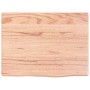 Estante de pared madera de roble tratada marrón claro 40x30x2cm de vidaXL, Estantes y estanterías - Ref: Foro24-363626, Preci...