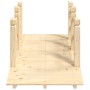 Puente de jardín con barandillas madera de abeto 150x67x56cm de vidaXL, Puentes de jardín - Ref: Foro24-363355, Precio: 132,8...