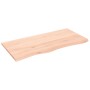 Untreated solid oak wood wall shelf 100x50x2 cm by vidaXL, Shelves and shelves - Ref: Foro24-363566, Price: 72,72 €, Discount: %