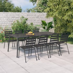 Anthracite gray steel garden table 200x100x71 cm by vidaXL, Garden tables - Ref: Foro24-362741, Price: 223,99 €, Discount: %