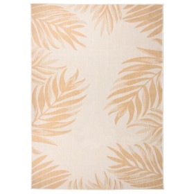 Leaf printed flat woven outdoor rug 140x200 cm by vidaXL, Rugs - Ref: Foro24-340858, Price: 32,99 €, Discount: %