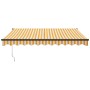 Toldo retráctil aluminio y tela blanco y amarillo 3x2,5 m de vidaXL, Toldos - Ref: Foro24-3154456, Precio: 258,99 €, Descuent...