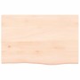 Untreated solid oak wood wall shelf 60x40x2 cm by vidaXL, Shelves and shelves - Ref: Foro24-363527, Price: 43,90 €, Discount: %