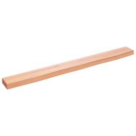 Light brown treated oak wood wall shelf 100x10x4 cm by vidaXL, Shelves and shelves - Ref: Foro24-363675, Price: 31,74 €, Disc...