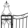 Black wrought iron garden gate 121x8x150 cm by vidaXL, garden gates - Ref: Foro24-363432, Price: 148,00 €, Discount: %