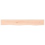 Untreated solid oak wood wall shelf 80x10x6 cm by vidaXL, Shelves and shelves - Ref: Foro24-363538, Price: 30,52 €, Discount: %