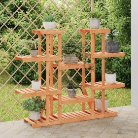 Solid fir wood flower stand 110x25x110.5 cm by vidaXL, Pot stands - Ref: Foro24-362858, Price: 71,99 €, Discount: %