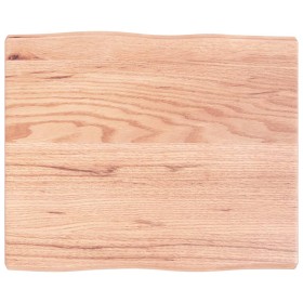 Tablero mesa madera tratada borde natural marrón 60x50x(2-4) cm de vidaXL, Tableros para mesas - Ref: Foro24-363933, Precio: ...