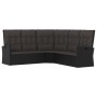 2-piece garden furniture set and black synthetic rattan cushions by vidaXL, Garden sets - Ref: Foro24-362175, Price: 368,87 €...