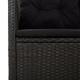 2-piece garden furniture set and black synthetic rattan cushions by vidaXL, Garden sets - Ref: Foro24-362175, Price: 368,87 €...