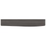 Wall shelf made of treated dark brown oak wood 60x10x6 cm by vidaXL, Shelves and shelves - Ref: Foro24-363760, Price: 30,88 €...