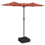 Terracotta double parasol 316x240 cm by vidaXL, Umbrellas - Ref: Foro24-362966, Price: 109,82 €, Discount: %