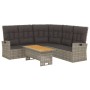 Set de muebles de jardín 2 pzas cojines ratán sintético gris de vidaXL, Conjuntos de jardín - Ref: Foro24-362176, Precio: 486...