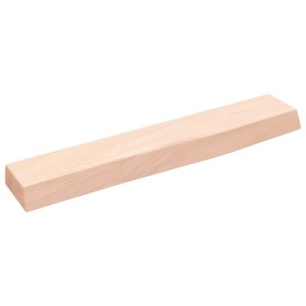 Untreated solid oak wood wall shelf 60x10x4 cm by vidaXL, Shelves and shelves - Ref: Foro24-363519, Price: 21,84 €, Discount: %