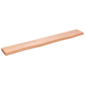 Light brown treated oak wood wall shelf 80x10x2cm by vidaXL, Shelves and shelves - Ref: Foro24-363656, Price: 20,99 €, Discou...