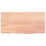 Estante de pared madera de roble tratada marrón claro 40x20x6cm de vidaXL, Estantes y estanterías - Ref: Foro24-363625, Preci...