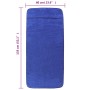 Beach towels 2 units, Klein blue fabric, 400 g/m², 60x135 cm by vidaXL, Beach towels - Ref: Foro24-362677, Price: 20,79 €, Di...