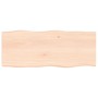 Tablero de mesa madera maciza roble borde natural 100x40x2 cm de vidaXL, Tableros para mesas - Ref: Foro24-363881, Precio: 51...