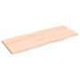 Solid oak wood table top with natural edge 100x40x2 cm by vidaXL, Table tops - Ref: Foro24-363881, Price: 50,67 €, Discount: %