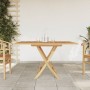 Folding solid teak wood garden table 110x110x75 cm by vidaXL, Garden tables - Ref: Foro24-362616, Price: 131,32 €, Discount: %